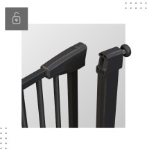 Apsaugos varteliai vaikui Black 75-110 cm.
