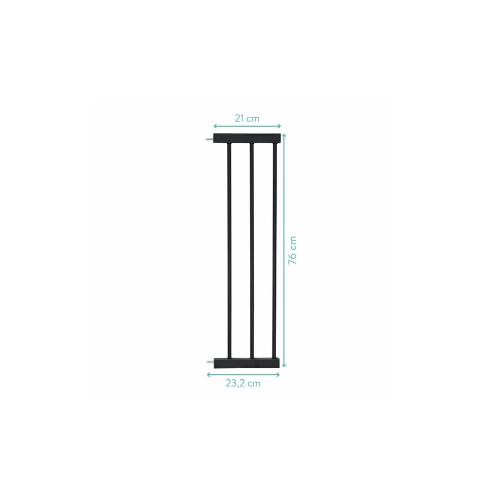 21 cm. vartelių Auto Close BG02 juodas praplatinimas