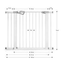 76-104 cm. metalinės grotelės Milly Mally Guardy